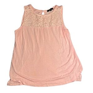 🤩 4/$20 Pink Floral Tank Top